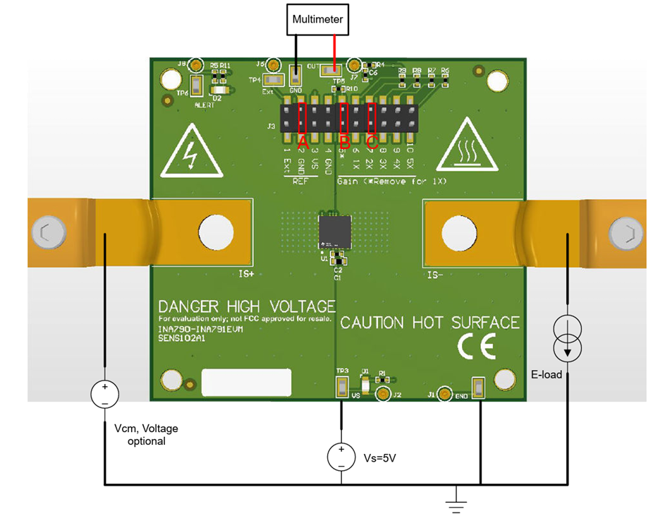 Circuit de localisation - Texas Instruments Modules d'évaluation INA79xEVM